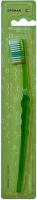 Зубная щетка Spokar 3416 C Medium, ручка - зеленая, щетина - белая