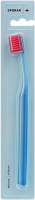 Зубная щетка Spokar 3428+ Medium, ручка - синяя, щетина - красная
